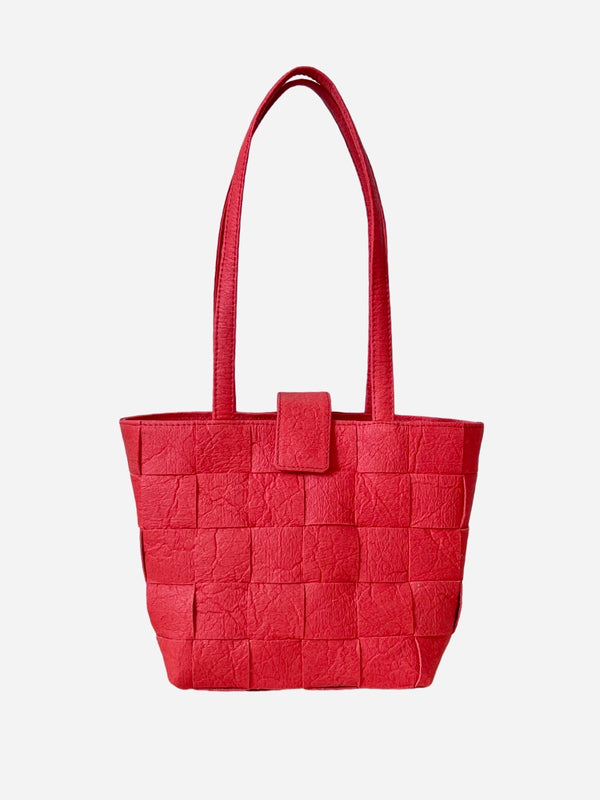 Woven Tote, paprika