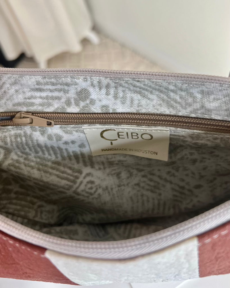 Milo, Checkered Patchwork Canela/Natural