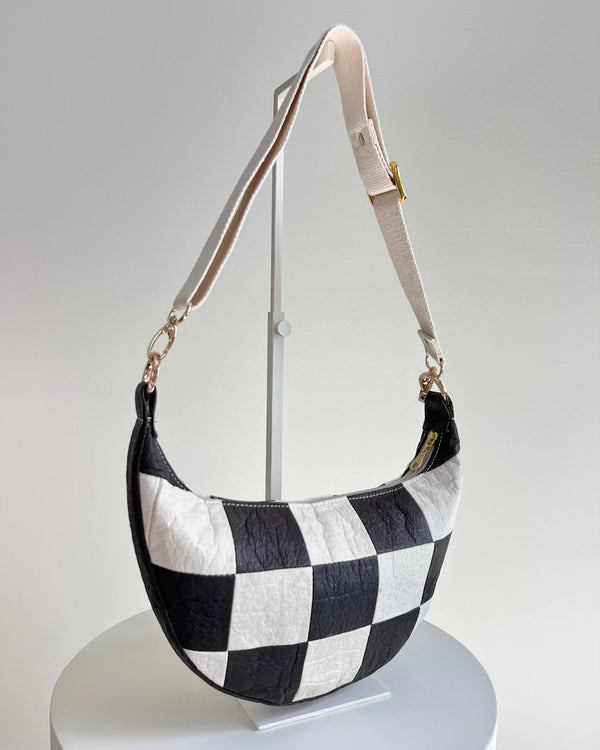 Milo, Checkered Patchwork Dark Chocolate/Natural