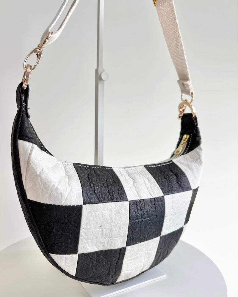 Milo, Checkered Patchwork Dark Chocolate/Natural