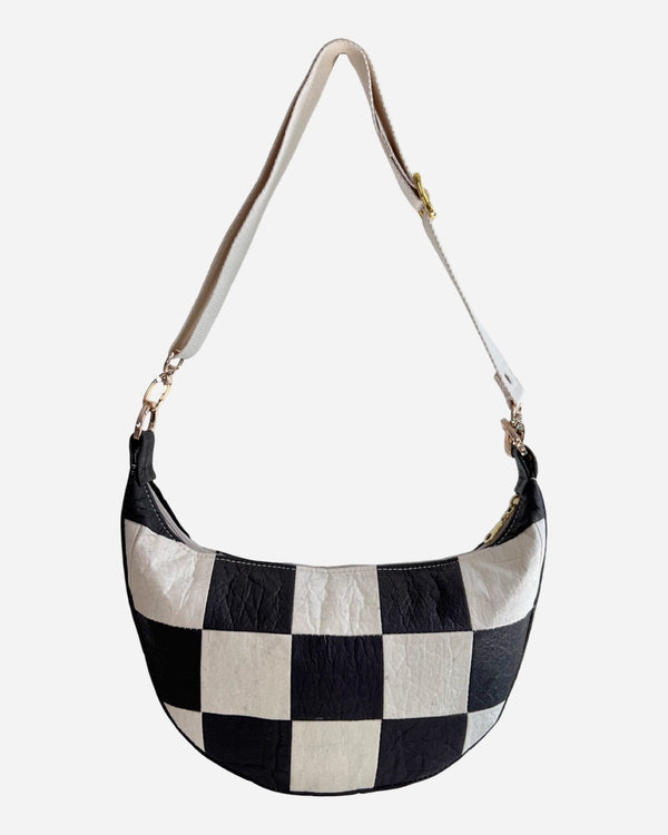 Milo, Checkered Patchwork Dark Chocolate/Natural