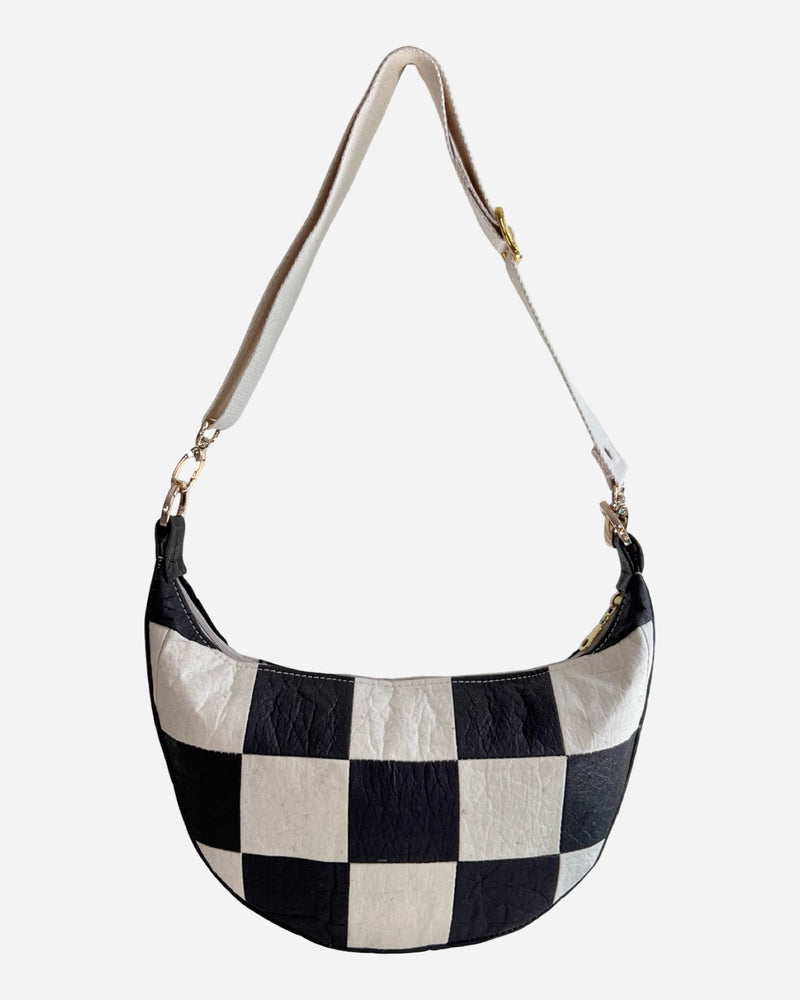 Milo, Checkered Patchwork Dark Chocolate/Natural